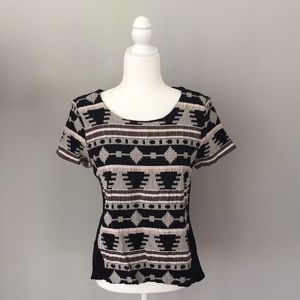 Anthropologie tribal shirt